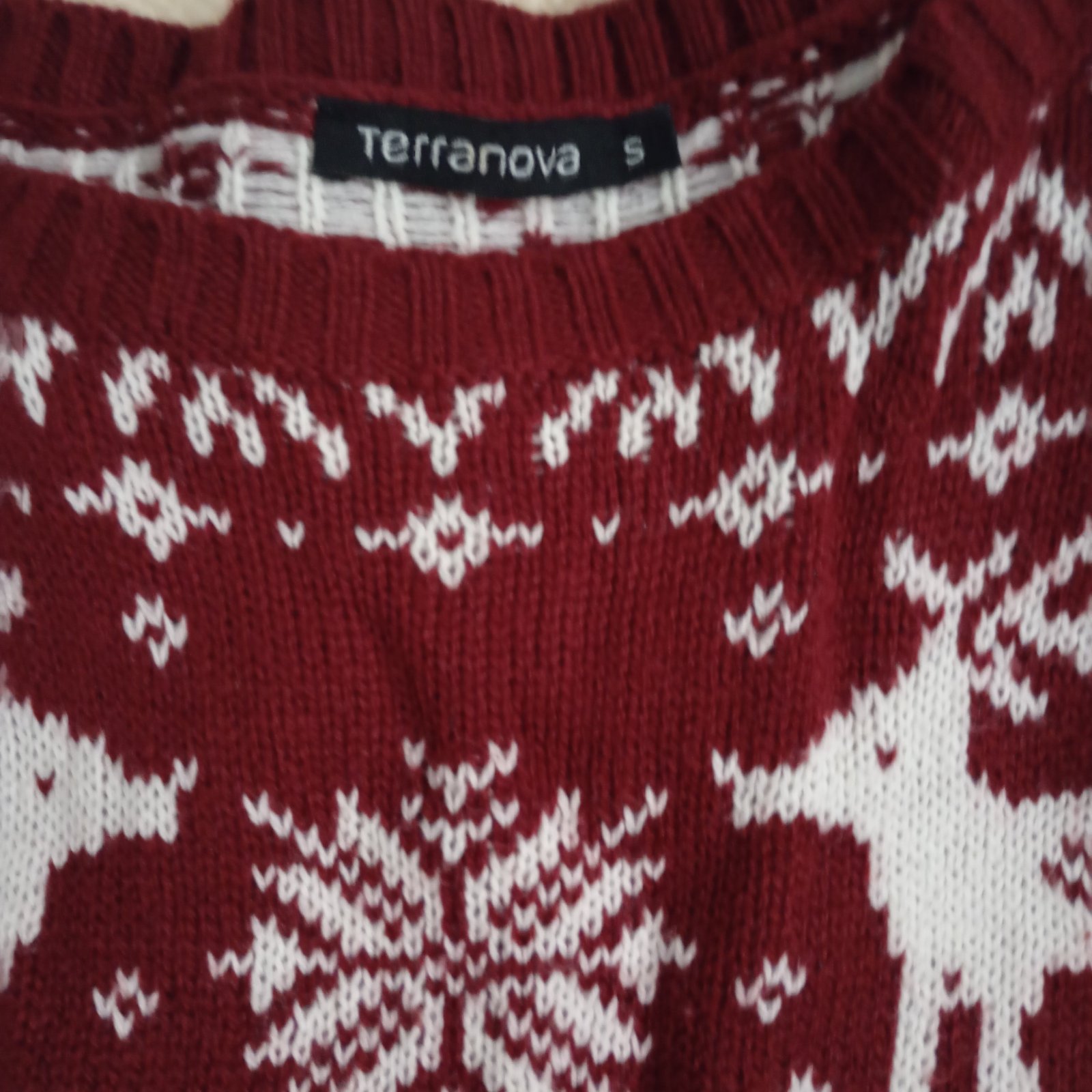 Pull rouge Terranova taille S