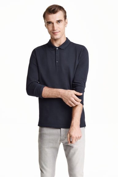 Polo bleu foncé H&M taille M