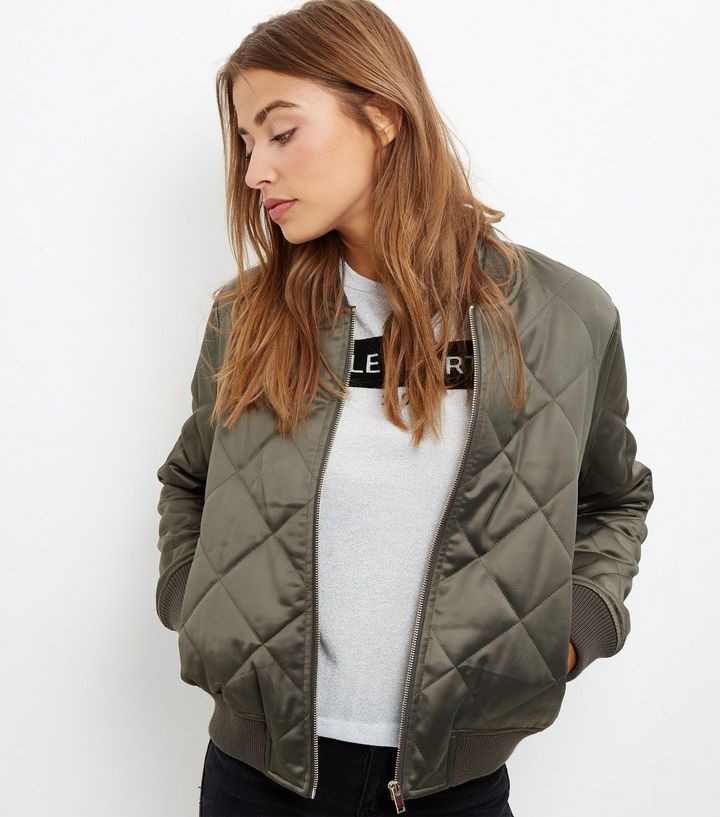 Blouson aviateur olive new look