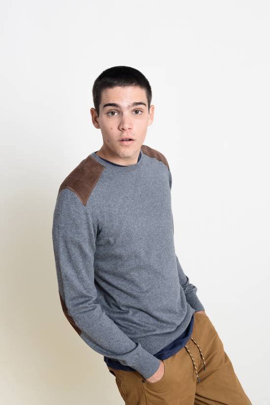 Pull gris Terranova homme taille M