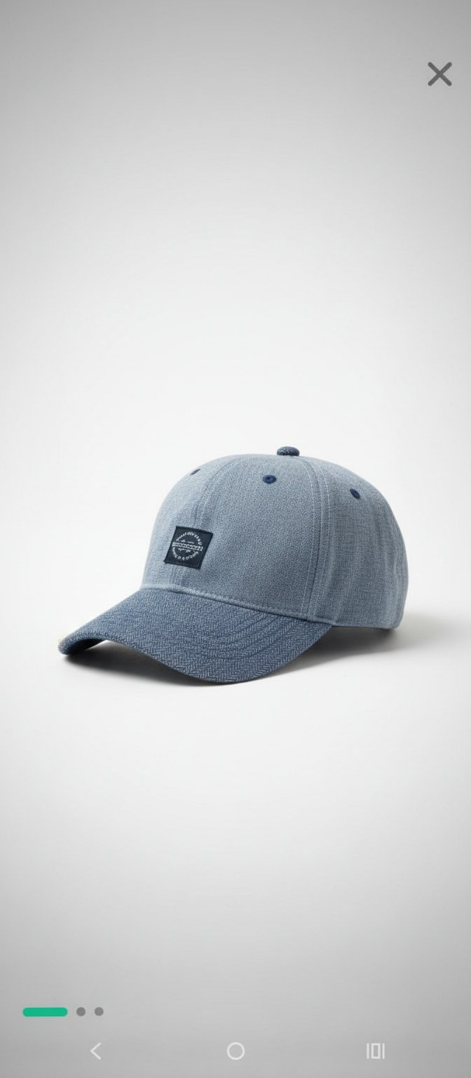 Casquette en toile gris homme Springfield 