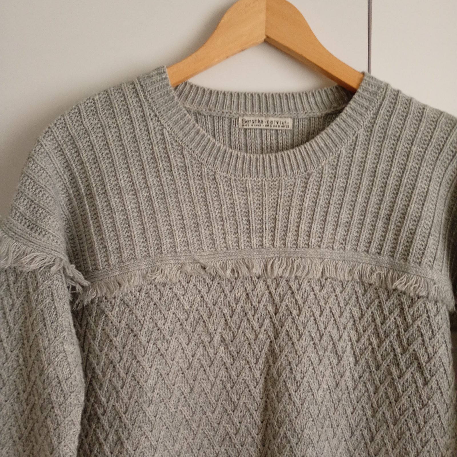 Robe hivernale  gris pull & Bear taille S