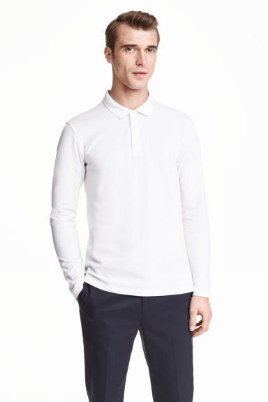 Polo blanc H&M taille M
