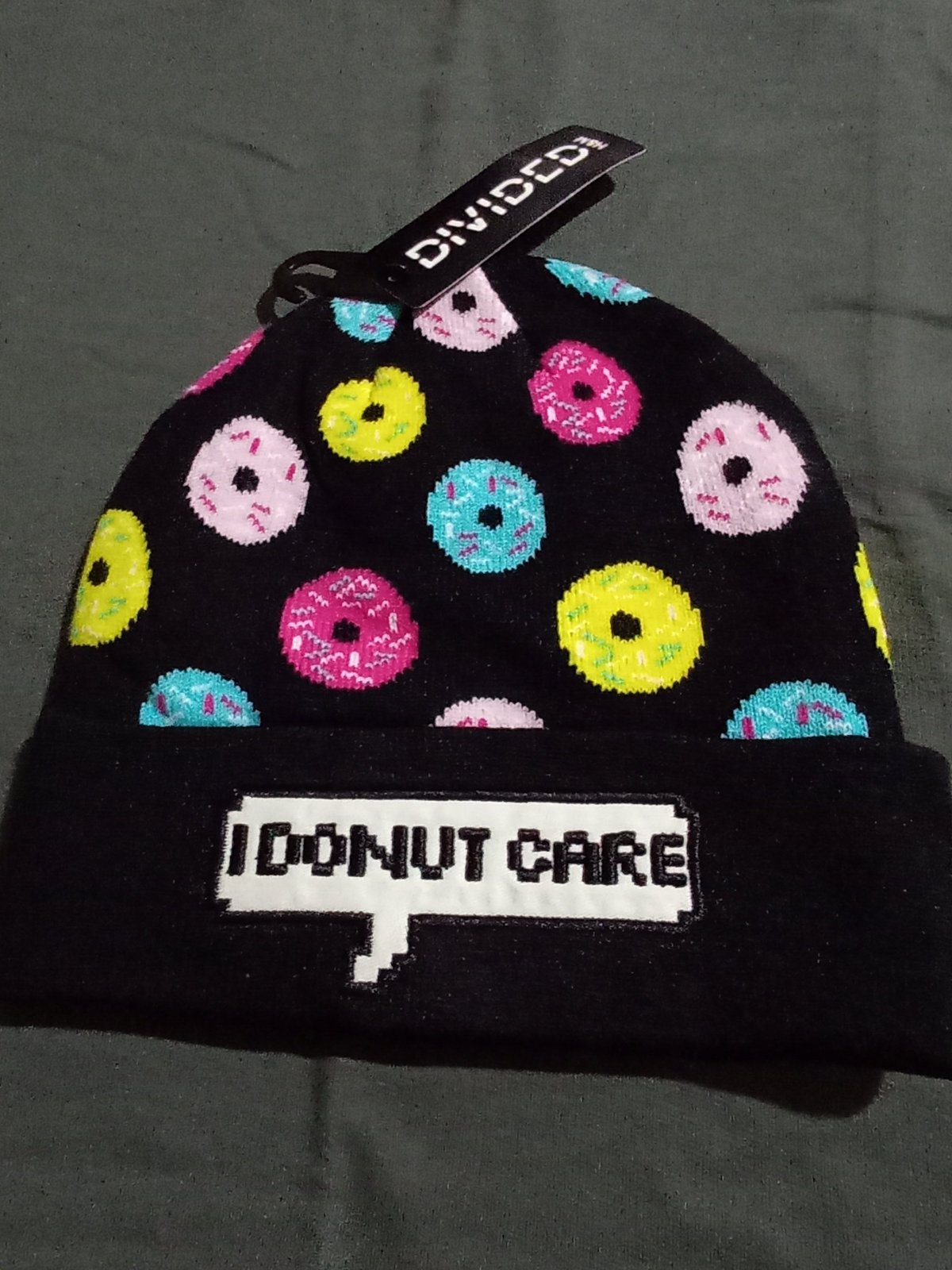 Bonnet femme design donuts H&M
