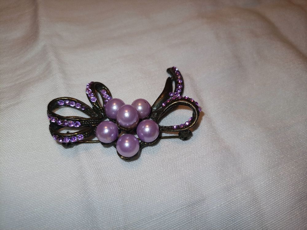 Broche noeud vintage 