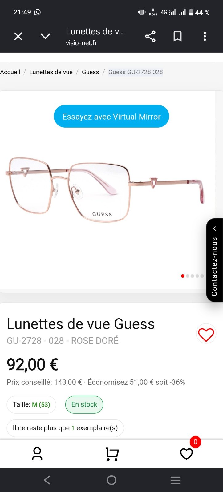 Deux lunettes