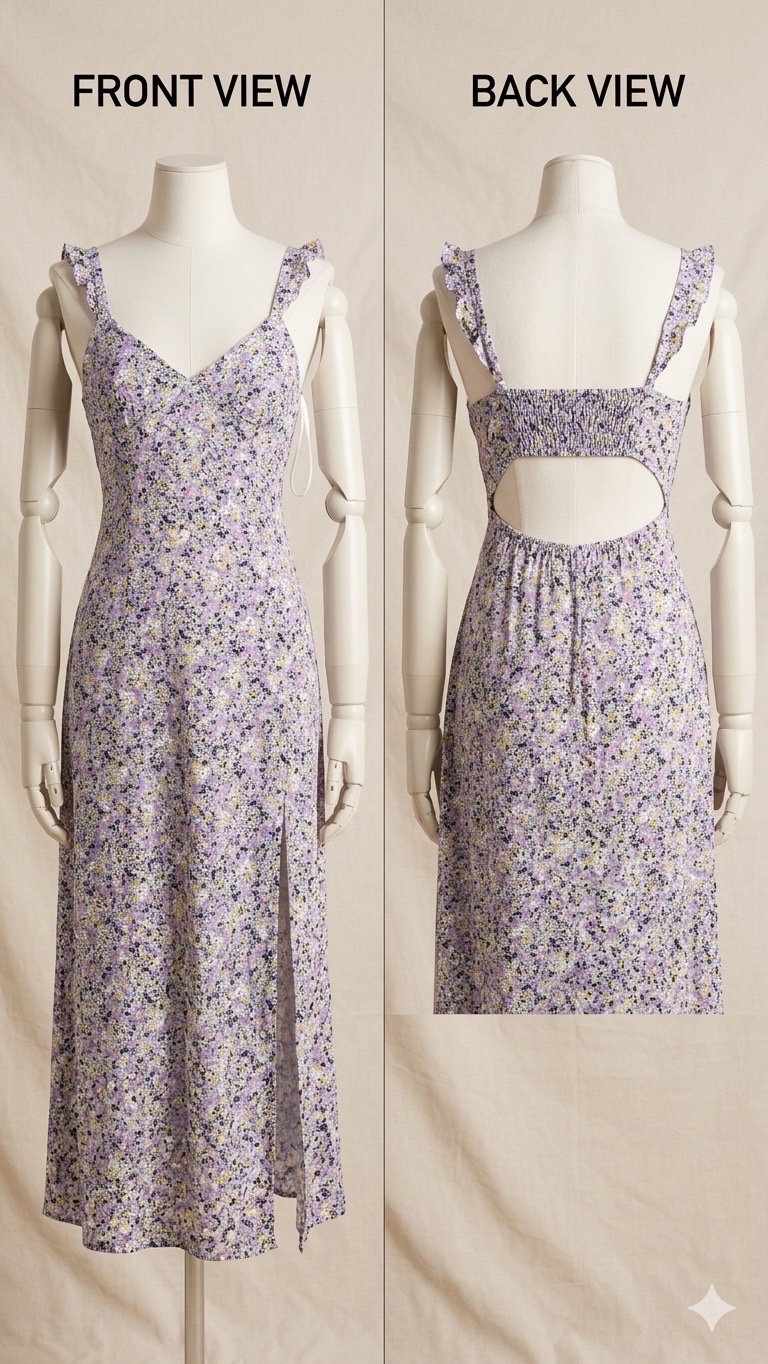 Robe zara fleurie