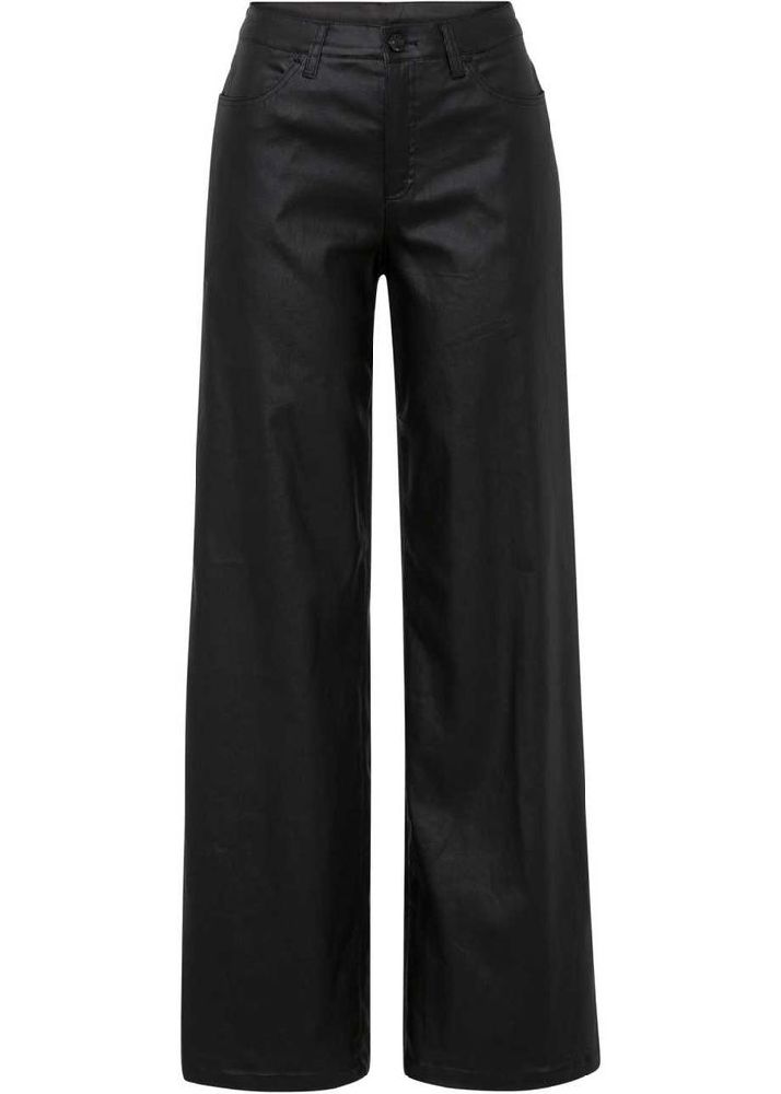 Pantalon simili-cuir noir 
