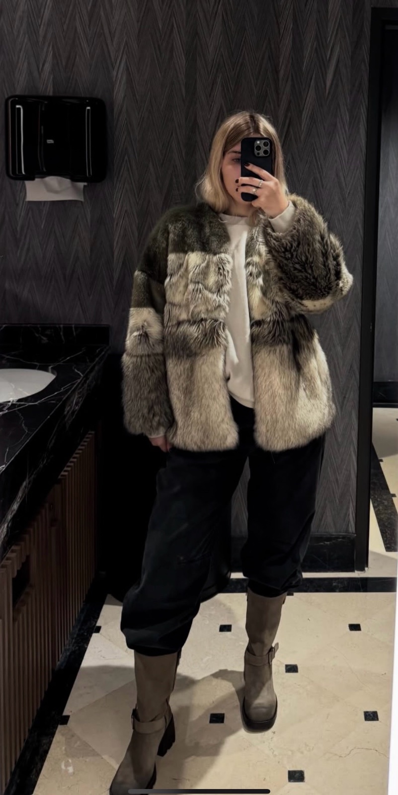 Veste fourrure