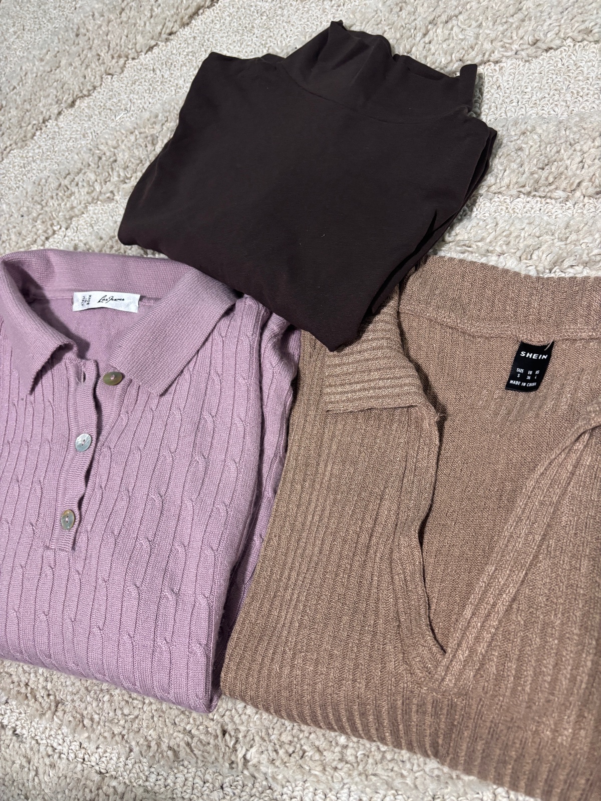 Lot de 3 pulls tendance 🔥