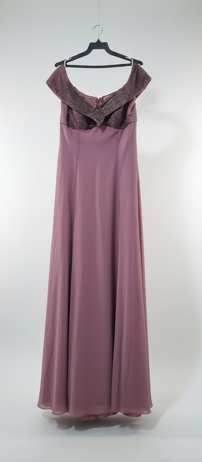 Robe mousline rose