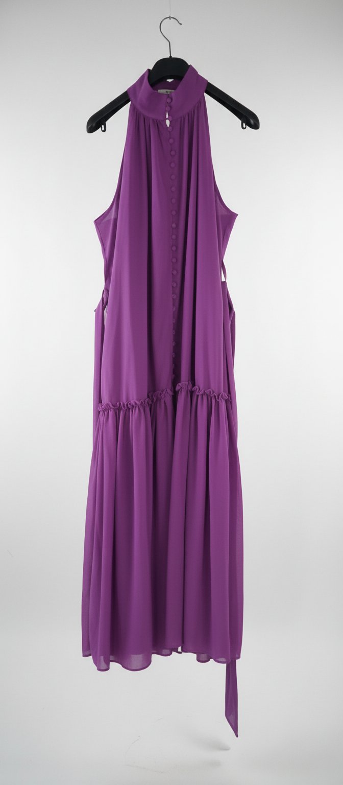 Robe fluide a boutons 