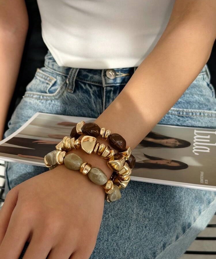 Bracelet en Resine trio 