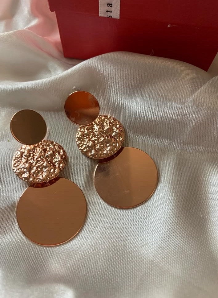 Boucle rose gold reflectives 