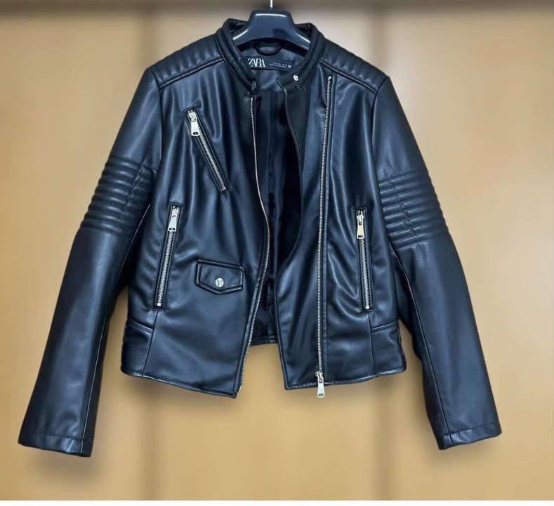Veste cuire ZARA 