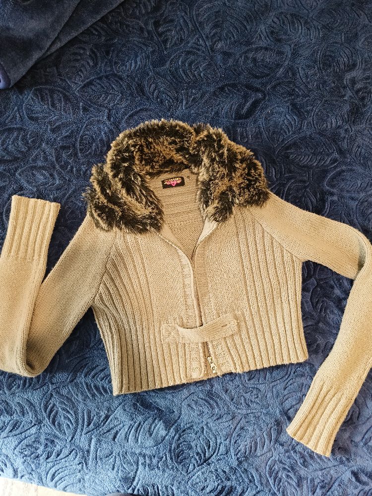 Petit gilet top en laine