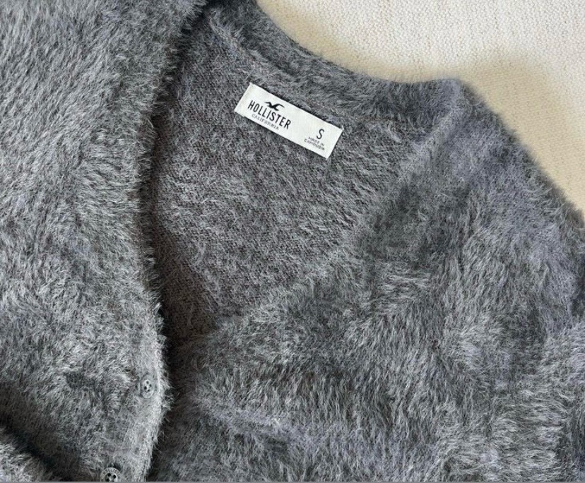 Cardigan gris hollister