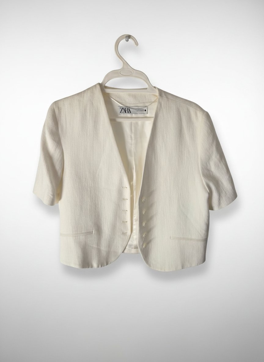 Blazer Court à Manches Courtes Zara