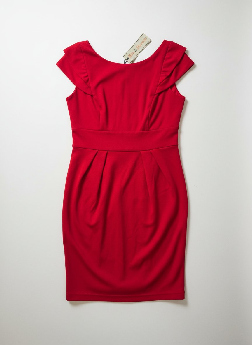 Superbe Robe Rouge Billie & Blossom (Neuve avec étiquette !)