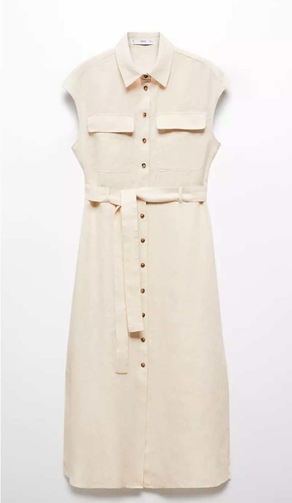 ROBE CHEMISIER100 % LIN
