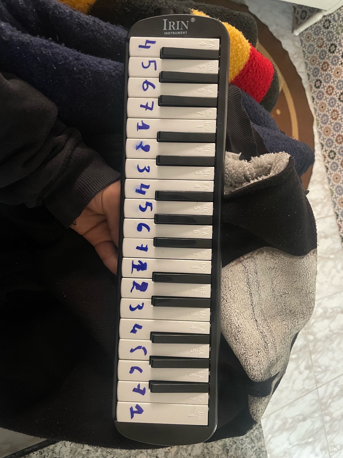 Guitar' acoustique  Meg + melodica 