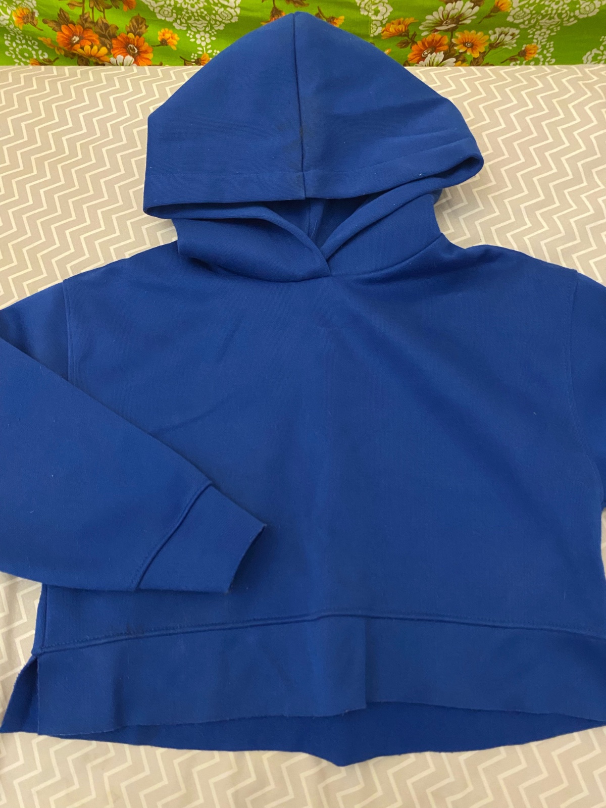 Capuche bleu