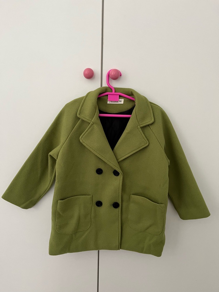 Manteau croisé en cachemire quso neuf