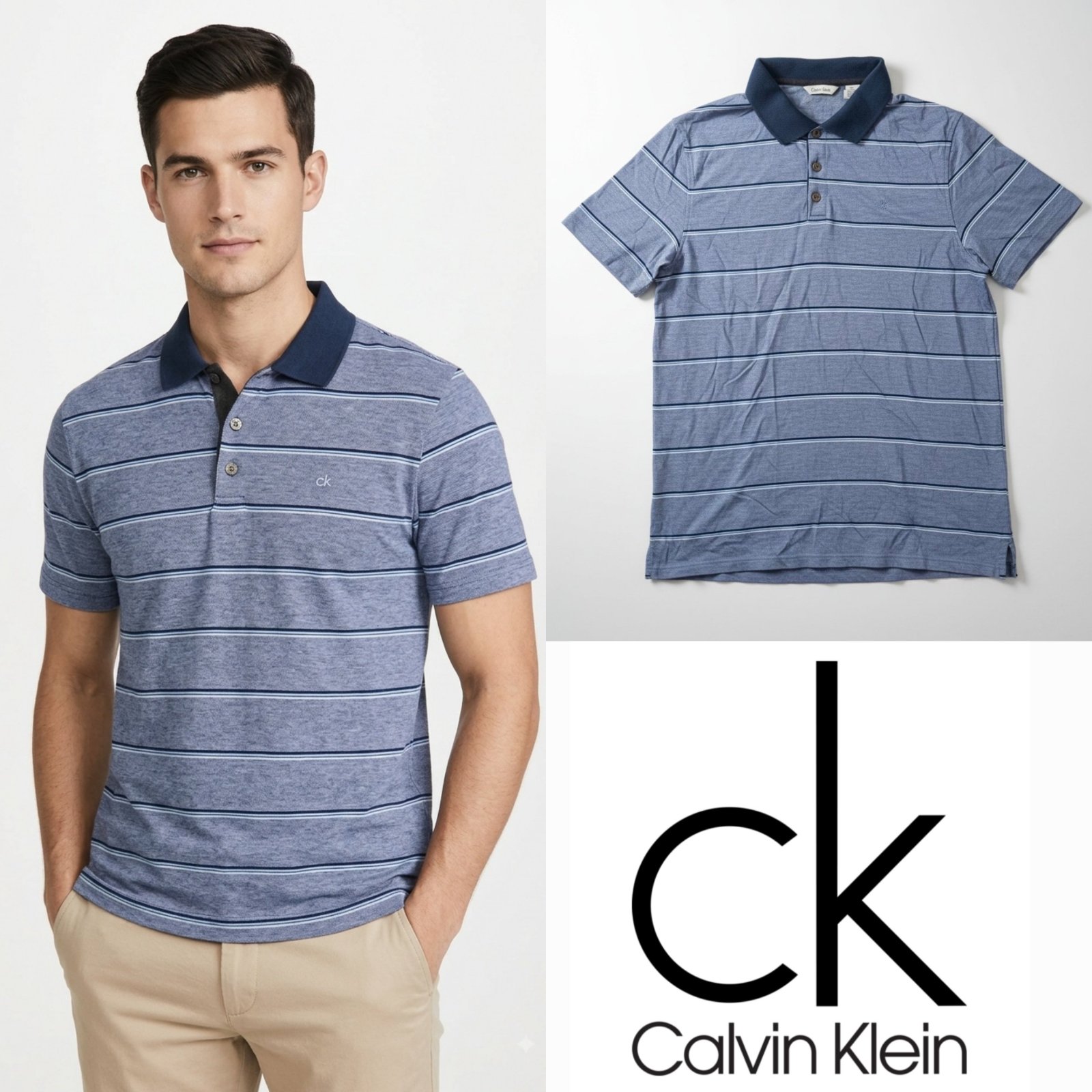 Polo Calvin Klein 100% coton 