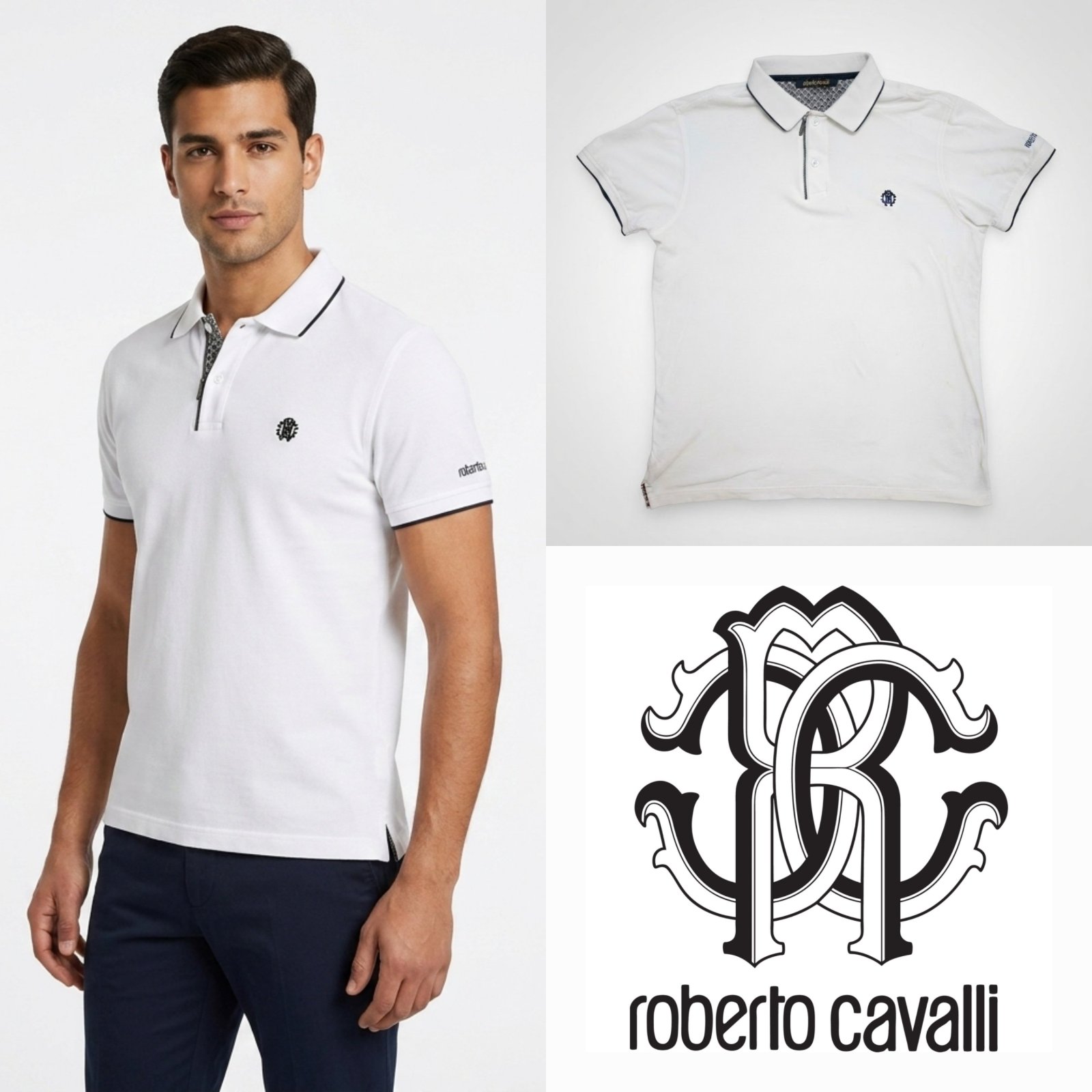 Polo Roberto Cavalli taille M 