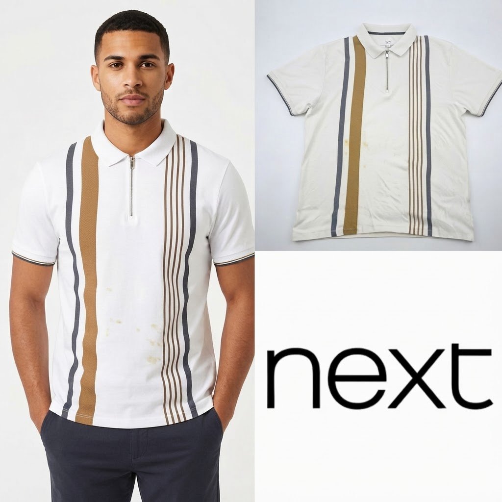 Polo Next zippés 100% coton 