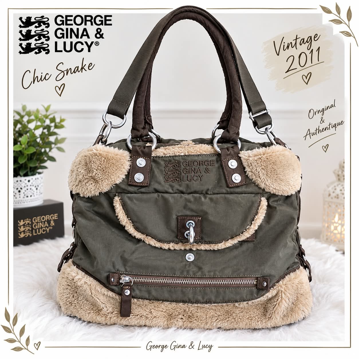 GEORGE GINA & LUCY BAG "CHIC SNAKE"