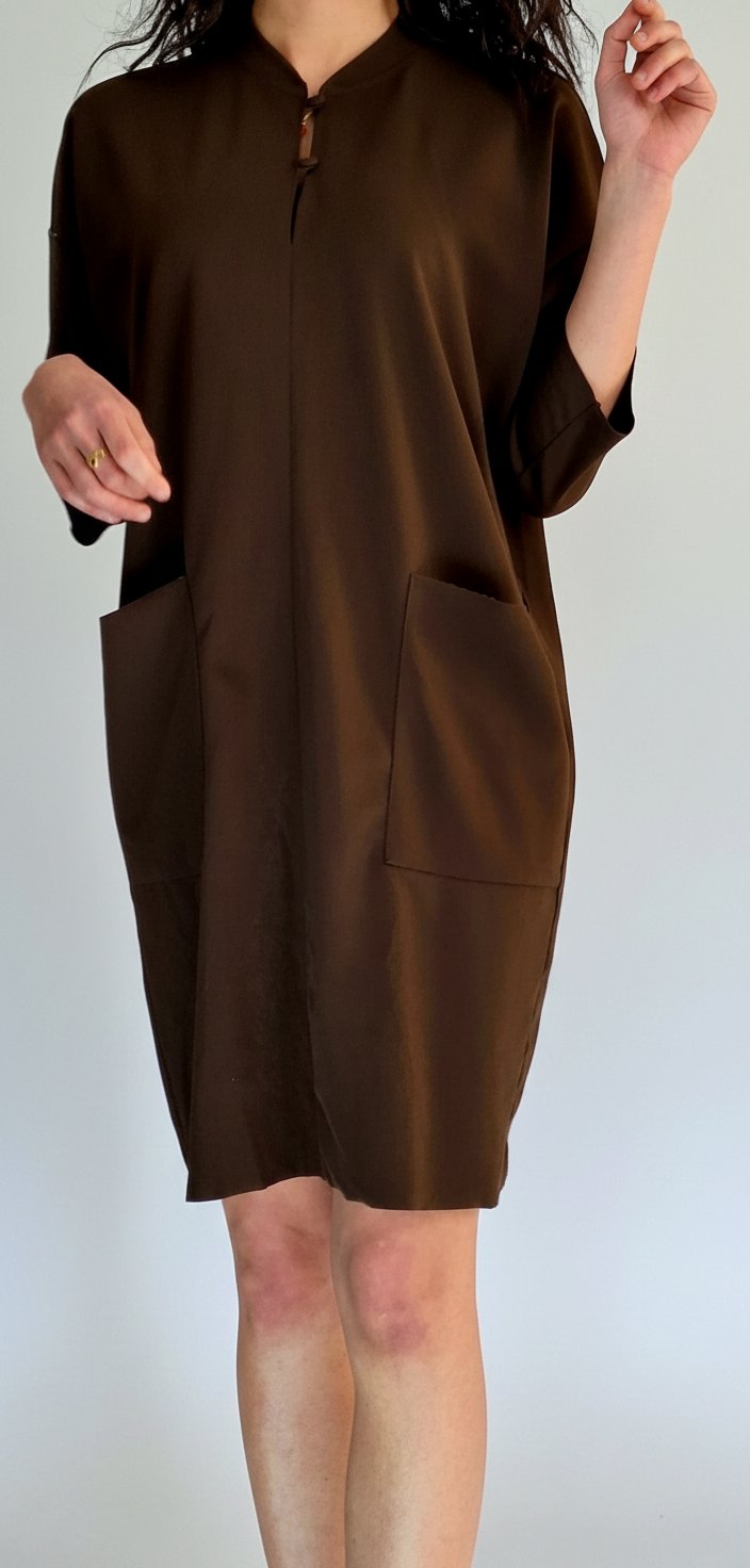 Robe marron de la marque " Zara"