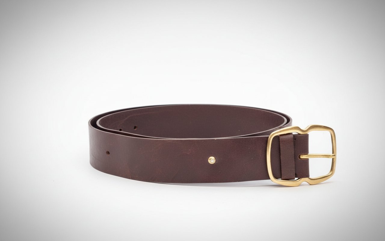 Ceinture large Banana Republic en cuir / Ceinture haut de gamme boucle dorée
