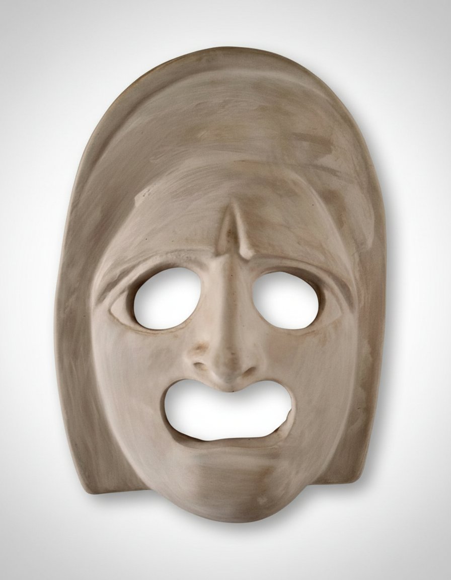 MASQUE DE TRAGÉDIE ANTIQUE – L’ÉMOTION SOUFFLÉE 