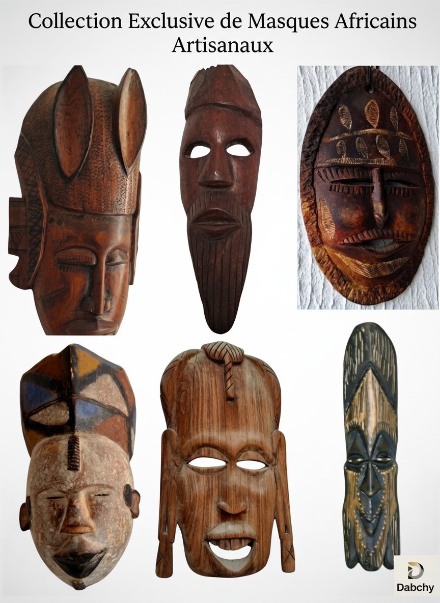 Collection Exclusive de Masques Africains Artisanaux