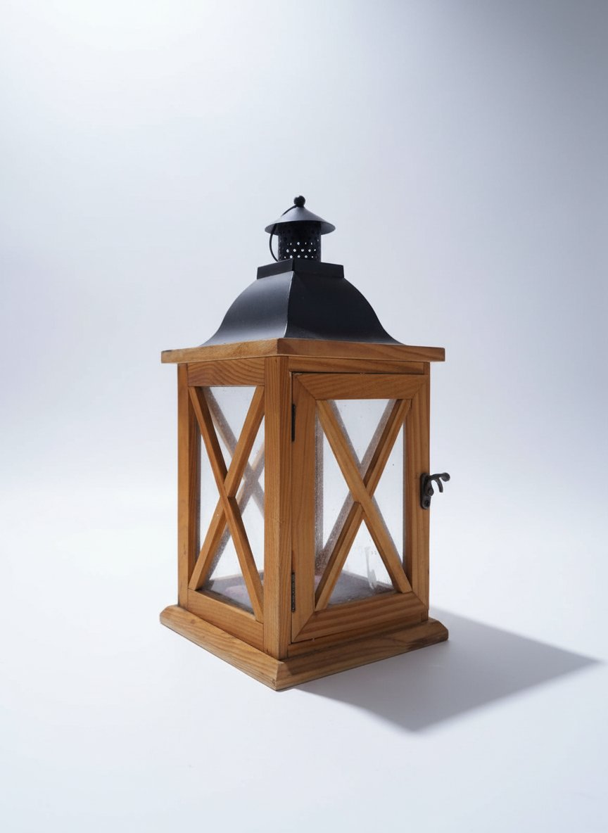 Porte chandelle en verre