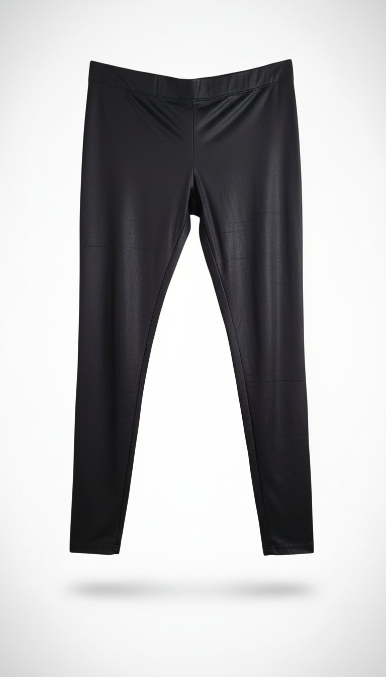Legging noir basique stretch fluide