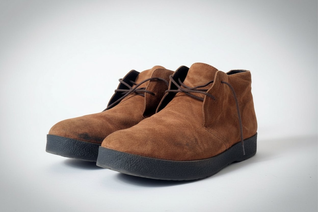 Bottines Walxman en daim marron / Chaussures mi-hautes stylées