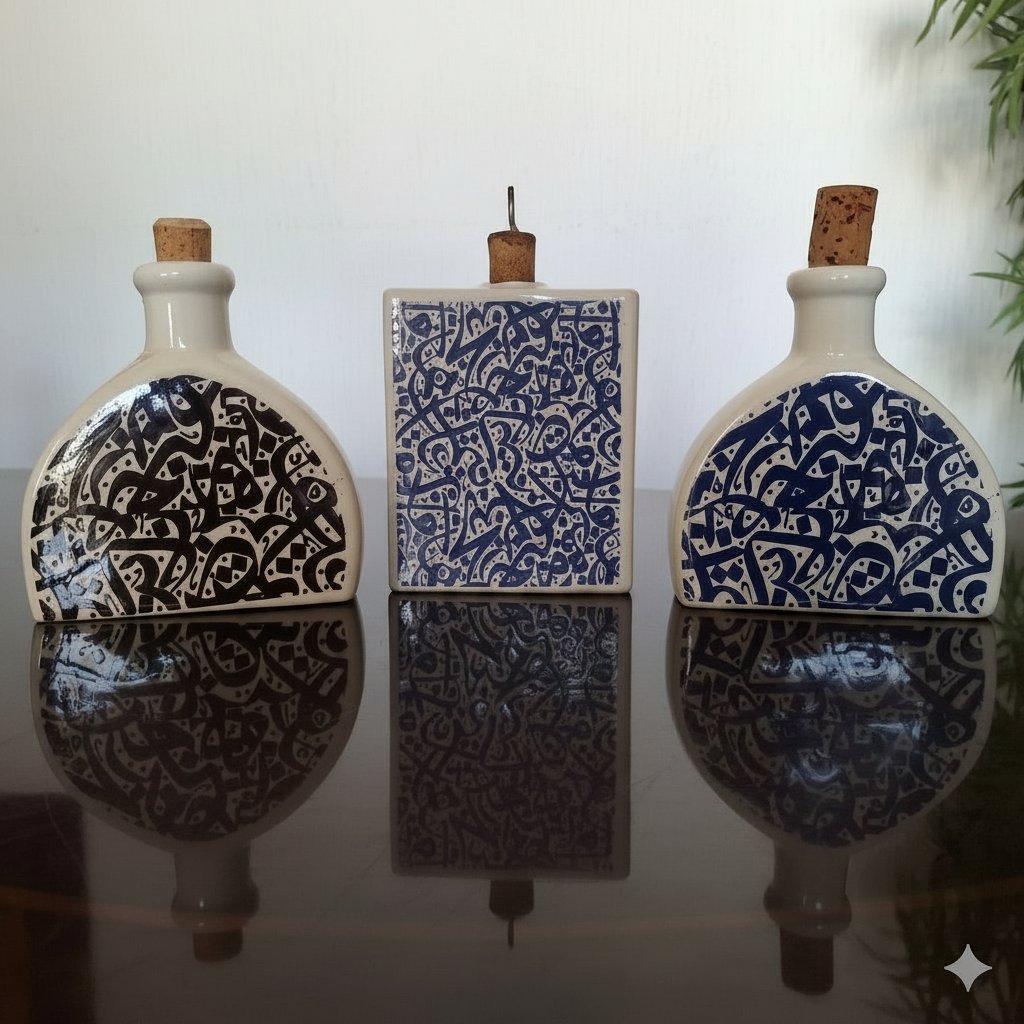 LES FLACONS DU SOUFFLE LETTRÉ : COLLECTION CALLIGRAFFITI 