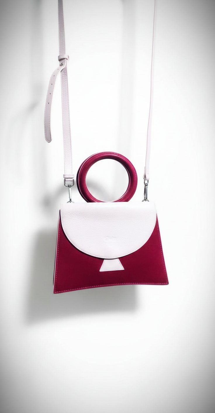 Sac pochette Jowae graphique / Sac bicolore original collector