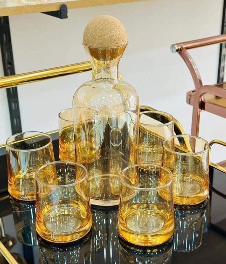 Carafe + 6 verres
