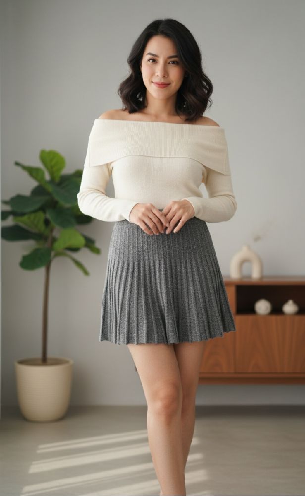 Mini-Jupe Plissée  Zara