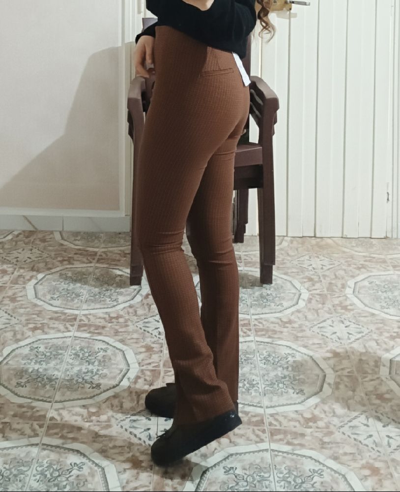 Pantalon ZARA Hiver Chaud | Motif Chic | Coupe Flatteuse