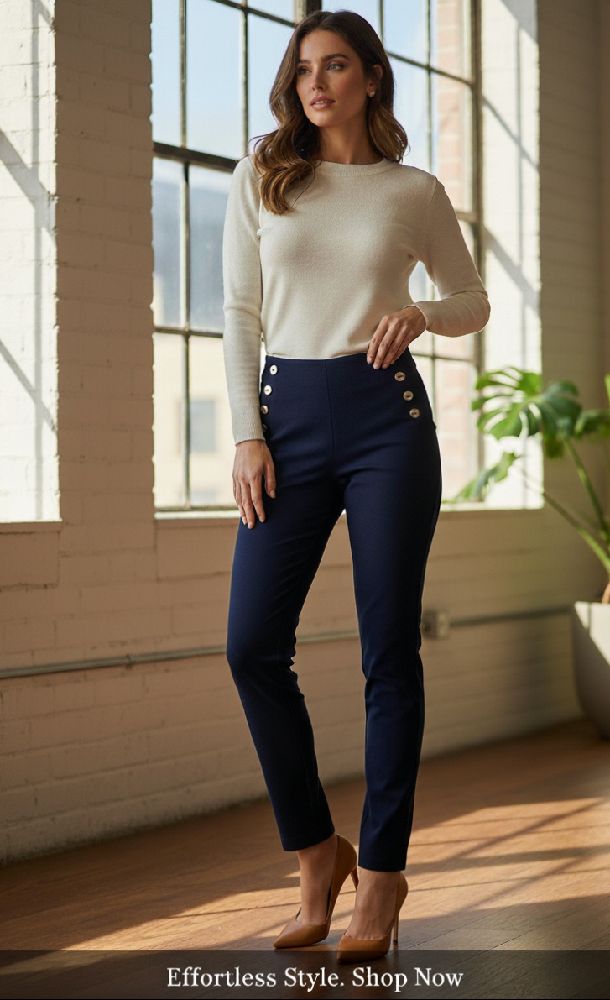 Pantalon bleu marine 
