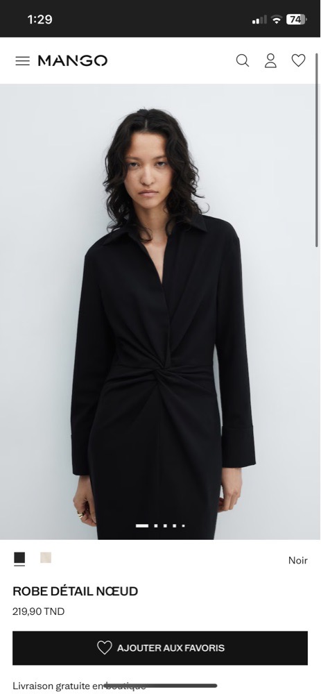 Robe mango