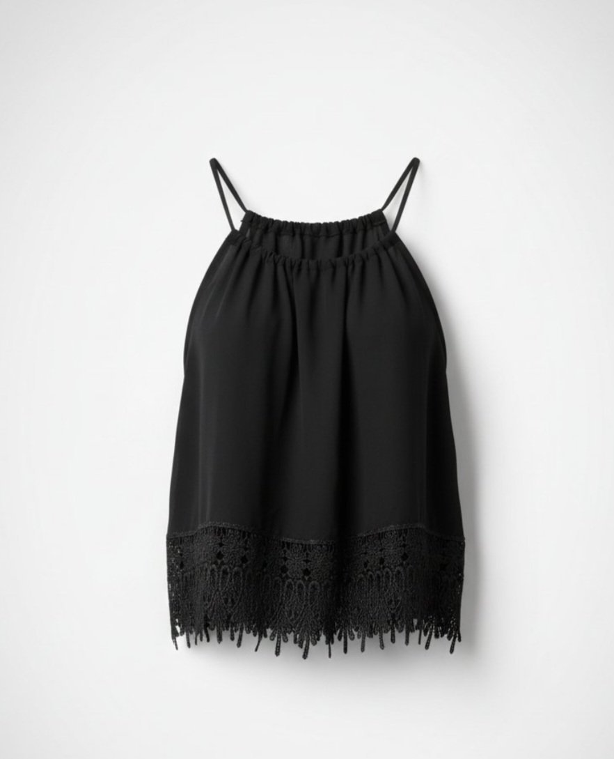 Black Crop Top 