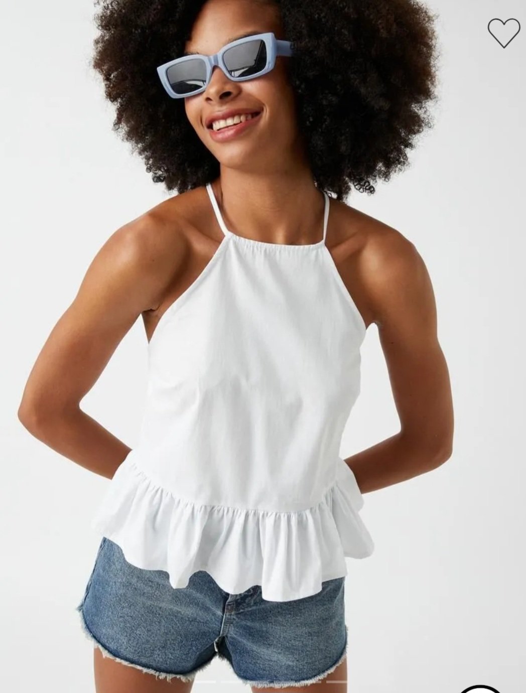 Debardeur blanc de la Marque Koton 