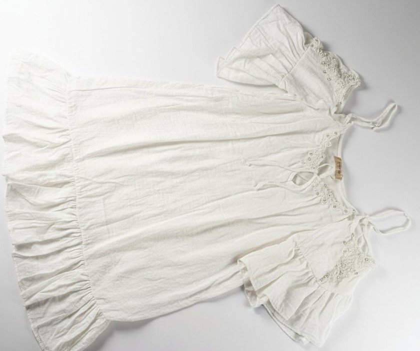 Mini Robe blanc sale 