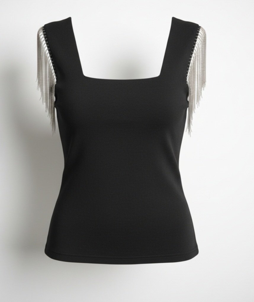 Crop Top Noir 