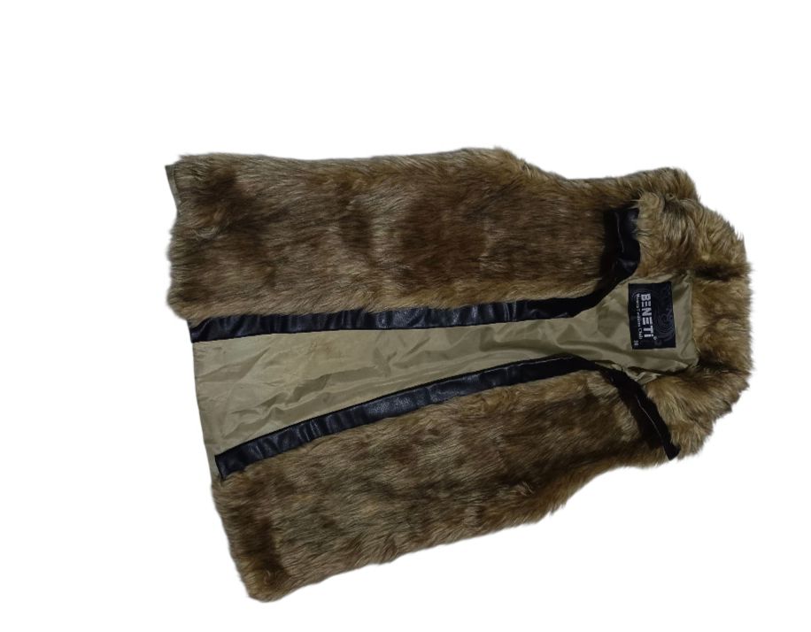 Veste sans manches en fourrure
